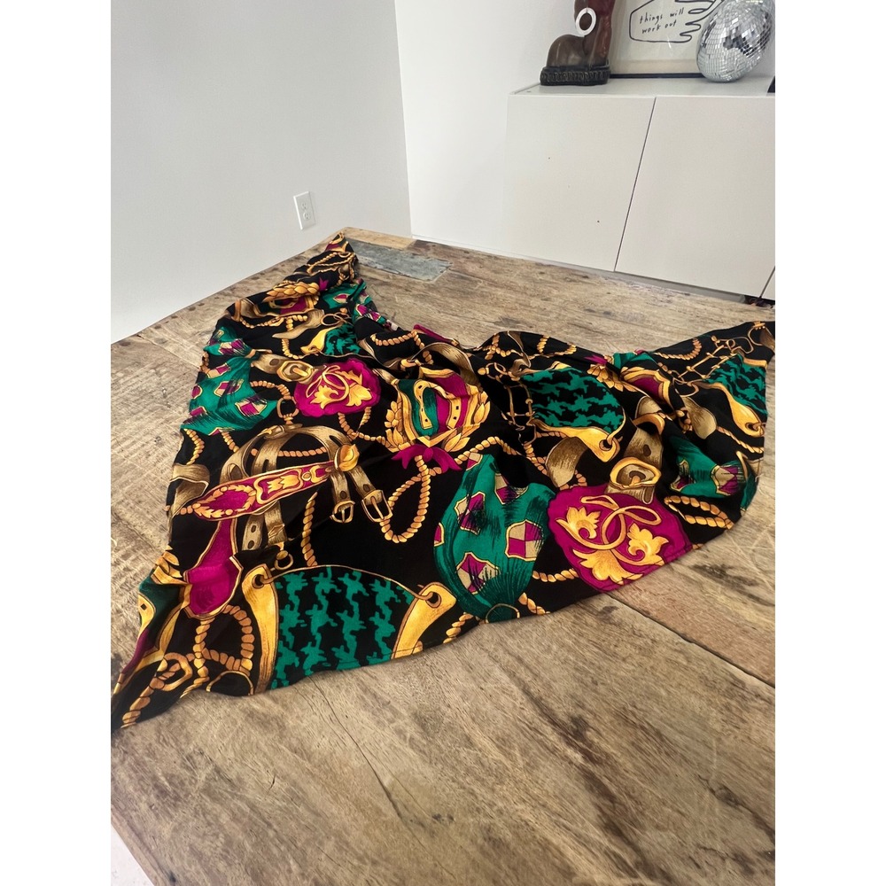 Equestrian Triangle Scarf - Picture 3 of 3